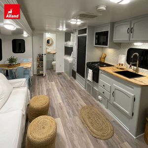 Armoire de cuisine minimaliste en <span class=keywords><strong>bois</strong></span> personnalisée 3D Alland pour camping-car, avec rangement pour salle à manger, pour camping-car, fourgon - Product Image 2