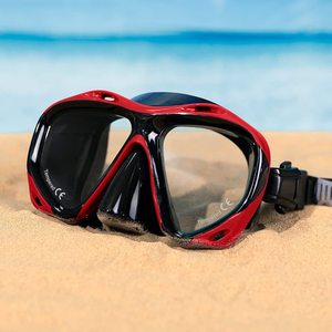 Masque de plongée à double lentille, verre trempé de 4,0 mm, silicone, plongée en mer pour adultes - Product Image 4