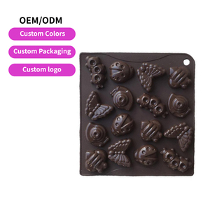 Moule de décoration <span class=keywords><strong>en</strong></span> silicone pour pâte à gomme, <span class=keywords><strong>sucre</strong></span>, glaçage artisanal, design animal - Product Image 2