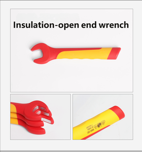 ประแจเปิดเดียวหุ้มฉนวน VDE อลูมิเนียมเกรดอุตสาหกรรม1000V ประแจไฟฟ้าเครื่องมือความปลอดภัยไม่ประกายทำใน Hebei - Product Image 2