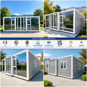 Maison conteneur préfabriquée extensible de 40 pieds ou 20 pieds, 4 chambres, 2 salles de bain, galvanisée, pliable, mobile, avec garantie de 3 ans et pièces de rechange gratuites - Product Image 3