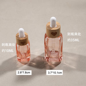 Vente chaude 10ML35ML flacon compte-gouttes rose bouteille d'amour en bambou - Product Image 3