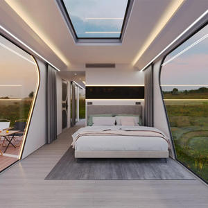 Maison-conteneur d'hôtel de luxe moderne en gros, chambre préfabriquée en capsule avec panneau sandwich, installation rapide et couleur personnalisée - Product Image 4