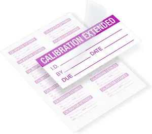 Calibration Label for Various Kind of Checking for Machine and Quality Checking