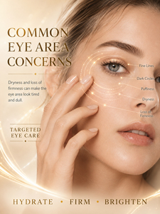 Crema <span class=keywords><strong>de</strong></span> Ojos <span class=keywords><strong>de</strong></span> Oro 24K <span class=keywords><strong>de</strong></span> Marca Privada, Colágeno y Péptidos, Antienvejecimiento, Reparación <span class=keywords><strong>de</strong></span> Arrugas, Ojeras, Reafirmante, Hidratante - Product Image 3