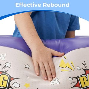 Pelota Inflable con Asa para Niños, Juego al Aire Libre, Material de PVC, de 5 a 7 Años, Diseño Circular Unisex - Product Image 4