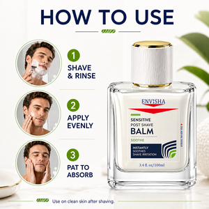 <span class=keywords><strong>Baume</strong></span> Après-<span class=keywords><strong>Rasage</strong></span> Rafraîchissant et Hydratant Sans Alcool pour Hommes, Soin Quotidien pour Peaux Sensibles – Vente en Gros - Product Image 5