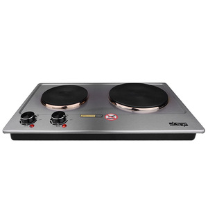 DSP Dual-Head Electric <b>Stove</b> 315x500mm Built-In Commercial Cooktop Two Burners Stir Fry Steam Boil - Product Image 4