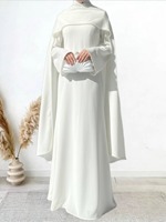 Robe Abaya de soirée élégante de style arabe du Moyen-Orient, avec perles et poignets, idéale pour le Ramadan et l'Iftar. 1 article en vente.