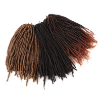 Orientfashion 10 pouces, extensions de cheveux synthétiques pré-étirées, Afro Ez Twist Braid, Kinky Twist, tresses au crochet, Butterfly Locks, Passion Twist