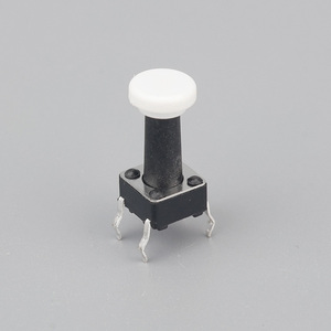 6*6 4 pin Trắng key cap cắm trong SMD SMT xúc giác chiếu sáng cảm ứng mini tact chuyển đổi - Product Image 1