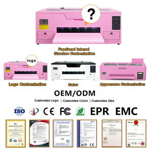 Màu Hồng kỹ thuật số A3 xp600 dtf máy in 13inch Pet phim máy in với lò màu hồng cho dệt in ấn - Product Image 2