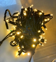 Guirlande lumineuse LED en caoutchouc avec indice d'étanchéité IP65 pour décorations de Noël en extérieur