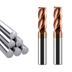 Cnc Milling Machine Tools 3 Flutes Roughing <strong>End</strong> <strong>Mill</strong> for Aluminum and Steel Cutting - Product Image 3