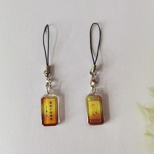 Porte-clés en plastique transparent personnalisés Felton avec pampilles imprimées, breloques mignonnes en acrylique transparent à motif de dessin animé - Product Image 6