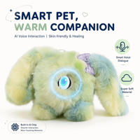 Jouet en peluche électronique IA de bureau Alien certifié CPC CE, compagnon d'humeur pour enfants, chantant, parlant, dansant, taille personnalisée, vente en gros