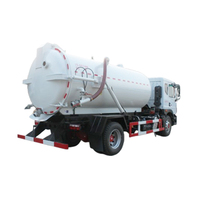Camion d'aspiration des eaux usées Euro 6 D9 4500 empattement Nouveau véhicule d'assainissement énergétique pour le nettoyage Véhicule de camion d'aspiration des eaux usées Euro 6 D9
