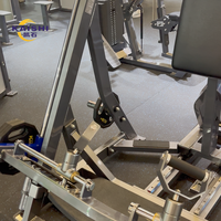 Machine à ramer professionnelle à charge libre double fonction, équipement de musculation pour le dos et les pectoraux