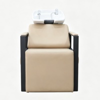 Chaise de lavage contemporaine en promotion pour salon de coiffure – Lit de lavage pour salons et barbiers