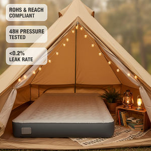 Kasur Angin Ukuran King dengan Pompa Terintegrasi Anti Bocor, Dapat Dilipat, Mudah Disimpan untuk Berkemah, Gudang, Taman, Kasur Angin Mewah - Product Image 1