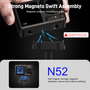 Adattatore Magnetico a Sgancio Rapido per DJI Osmo Action 5pro/4/3 Accessori per Fotocamera d'Azione Forza Magnetica Iper Resistente Chiusure Durevoli - Product Image 2