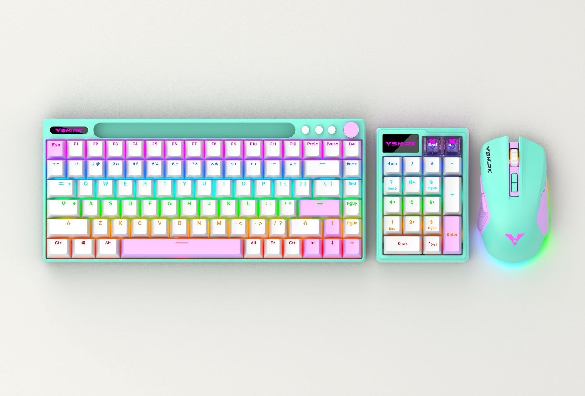 Interrupteurs bleus Dark Alien K84 Blue