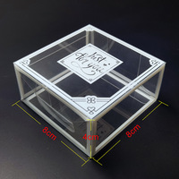 Boîte d'emballage cadeau transparente en PVC, boîte cadeau transparente en PVC PET avec logo, boîtes à bonbons