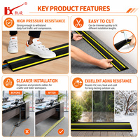 Protector de Cables de PVC Resistente a Impactos, Directo de Fábrica, Solución de Protección de Cables con Longitud Personalizada para Líneas de Producción y Talleres