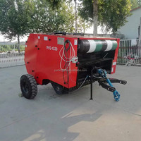Mini presse à foin ronde Offre Spéciale tracteur agricole automatique à prise de force avec filet enveloppant l'équipement agricole supérieur