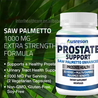 Ausreson Capsules de soutien de la prostate à base de Palmier nain, Supplément de Palmier nain amélioré pour la prostate