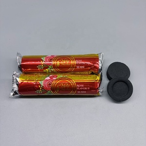 Tabletas de Carbón para Shisha con Sabor a Rosa, de Encendido Rápido, 33 mm, 100 Unidades, Encendido Instantáneo, Bajo en Ceniza, Larga Duración, para Incienso, Hookah, Bakhoor - Product Image 6