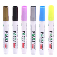 Marqueurs de peinture acrylique imperméables à base d'huile promotionnels, marqueur permanent, marqueur pour tableau blanc, marque Bonvada, couleur personnalisable, EN71