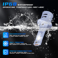 Ampoules de phares LED pour voiture Plug-N-Play, éclairage avant LED, design halogène 1:1, H1 H4 H8 H11 9005 9006 9012 H7, ampoules de phares LED