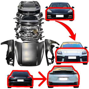 Parachoques Delanteros y Traseros, Luces Delanteras y Traseras, Parrilla, para <span class=keywords><strong>Porsche</strong></span> <span class=keywords><strong>Panamera</strong></span> 970, Actualización a 976, Resistentes y Duraderos, <span class=keywords><strong>Oferta</strong></span> Especial - Product Image 1