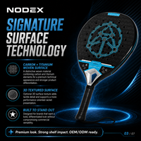 Raquette de padel FIP en titane de forme diamant, nouvelle technologie, haute qualité, logo personnalisable, fabricant professionnel NODEX 2026