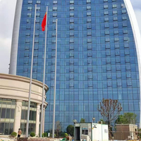 Tige de drapeau en acier inoxydable automatique portable, fabriquée sur mesure en Chine