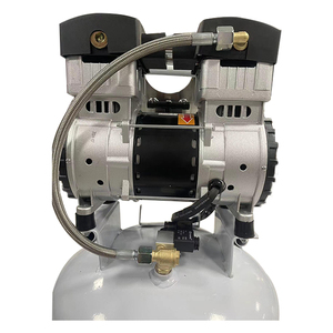 <span class=keywords><strong>Compresseur</strong></span> d'air mobile <span class=keywords><strong>silencieux</strong></span> YiBang 1,5 kW 8 bars 220 V 50 Hz 50 L 1500 W à piston <span class=keywords><strong>vertical</strong></span> sans huile, alimentation CA, refroidissement par air - Product Image 4