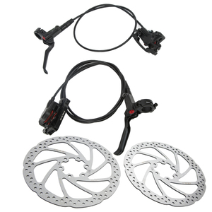Kit de Freio a Disco Hidráulico para Bicicleta LeBycle com Pistão Duplo e Pressão de Óleo Universal com Freio a Disco Dianteiro e Traseiro de 160mm - Product Image 5