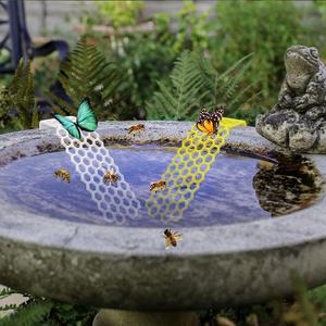 맞춤형 플라스틱 꿀벌 물 공급 장치 떠 다니는 사다리 정원과 새 목욕을위한 꿀벌과 나비를위한 꿀벌 물 포수 - Product Image 3