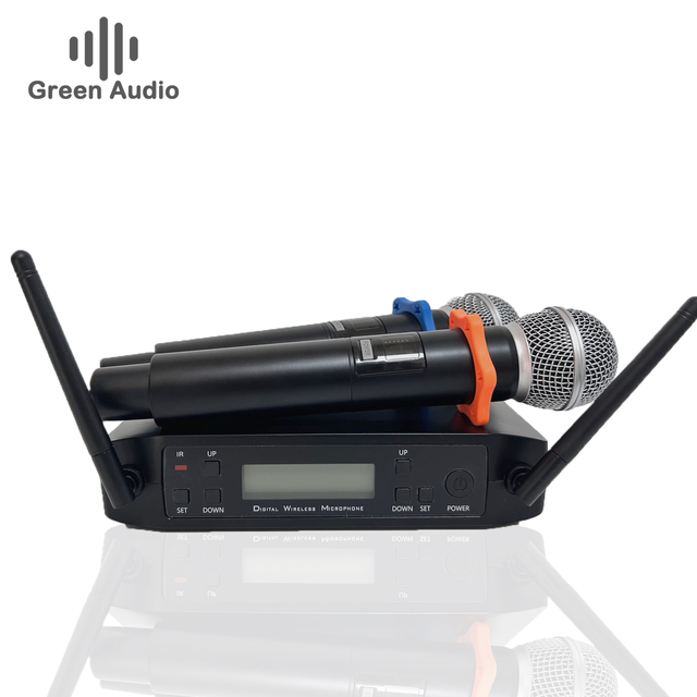 GAW-240 Cheap Price Uhf Dual Channel Handheld Long Range Wireless Microphone