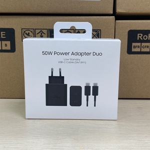 Cable USB C de Doble Puerto EP-T5020 Original de Fábrica al por Mayor, Adaptador de Corriente de 50 W para Samsung Galaxy S26 S25 S24 S23 - Product Image 3