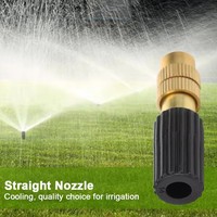 Buse de micro-pulvérisation réglable en cuivre et plastique DaringFish pour systèmes d'irrigation goutte à goutte, usage horticole, brume rafraîchissante