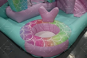 Château <span class=keywords><strong>gonflable</strong></span> commercial sirène avec toboggan et piscine à balles, maison de saut <span class=keywords><strong>gonflable</strong></span> pour location de fête en extérieur - Product Image 5