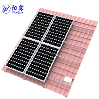 Système de montage de modules solaires Structure personnalisée pour toit en tuiles