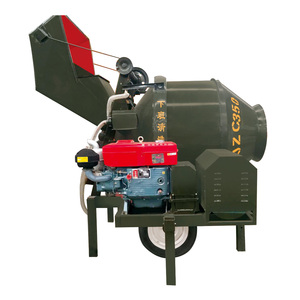 Diesel-Electric Hybrid Concrete Mixer | 16-18 m³/H High Output 25HP Drum Mixer for Industrial Construction - Product Image 5