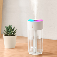 280ML taşınabilir Mini nemlendirici araba ev USB LED lamba Nano difüzör sis temizleyici