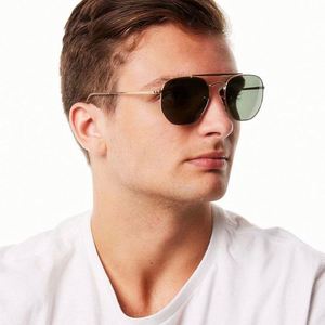 Newest Trendy Retro Men <b>Sunglasses</b> Driving UV400 Metal Frame Women Gradient Lens <b>Sunglasses</b> 2020 - Product Image 3