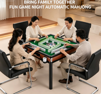 Table de mahjong électronique automatique multifonctionnelle pour le divertissement familial et les repas
