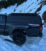 Auvent de camion en alliage robuste, toit surélevé avec lampe LED intégrée, compatible avec Dodge Ram 2500 2019-2024 Crew Cab 6.4ft, certifié DOT