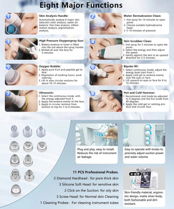 Máquina Facial Multifuncional de Infusión de Oxígeno Litian LT-CL006 con Tecnología Ultrasónica de Alta Frecuencia Jet Peel y 8 Manijas - Product Image 3
